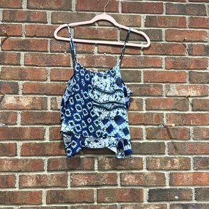 Patrons of Peace multilayered crop Tank